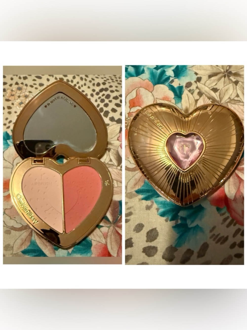 Charlotte Tilbury Pillow Talk Beauty Soulmates Face Palette in Flawless Pink New